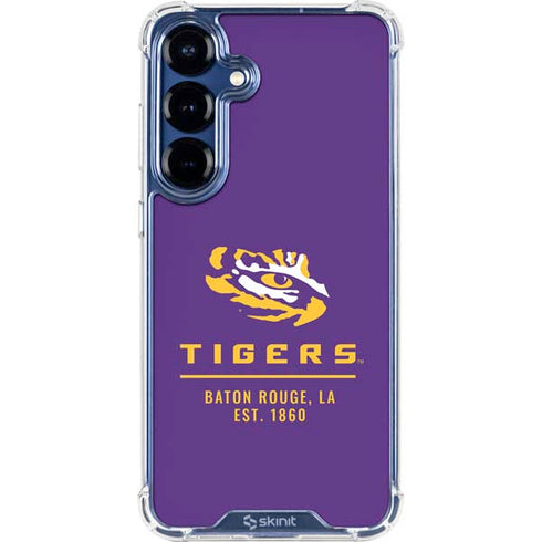 LSU Tigers Baton Rouge Galaxy S25 Clear Case